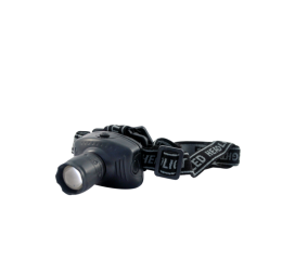 LANTERNA C/SUP.P/CABE&Ccedil;A 1 LED A PILHA AA ALL51120